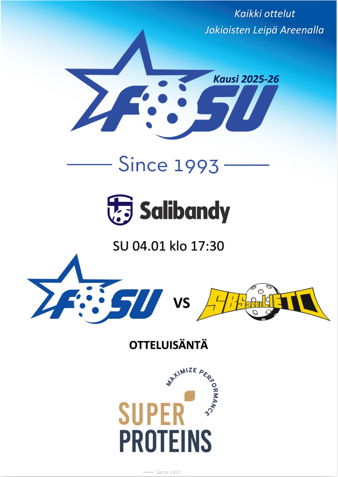 Edustus: sunnuntain 4.1.2025 käsiohjelma FoSu - SBS Lieto