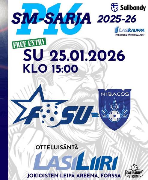 P16 SM-sarjaa sunnuntaina