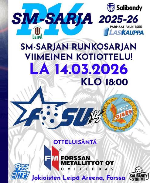 P16 SM-Sarjaa Forssassa👊