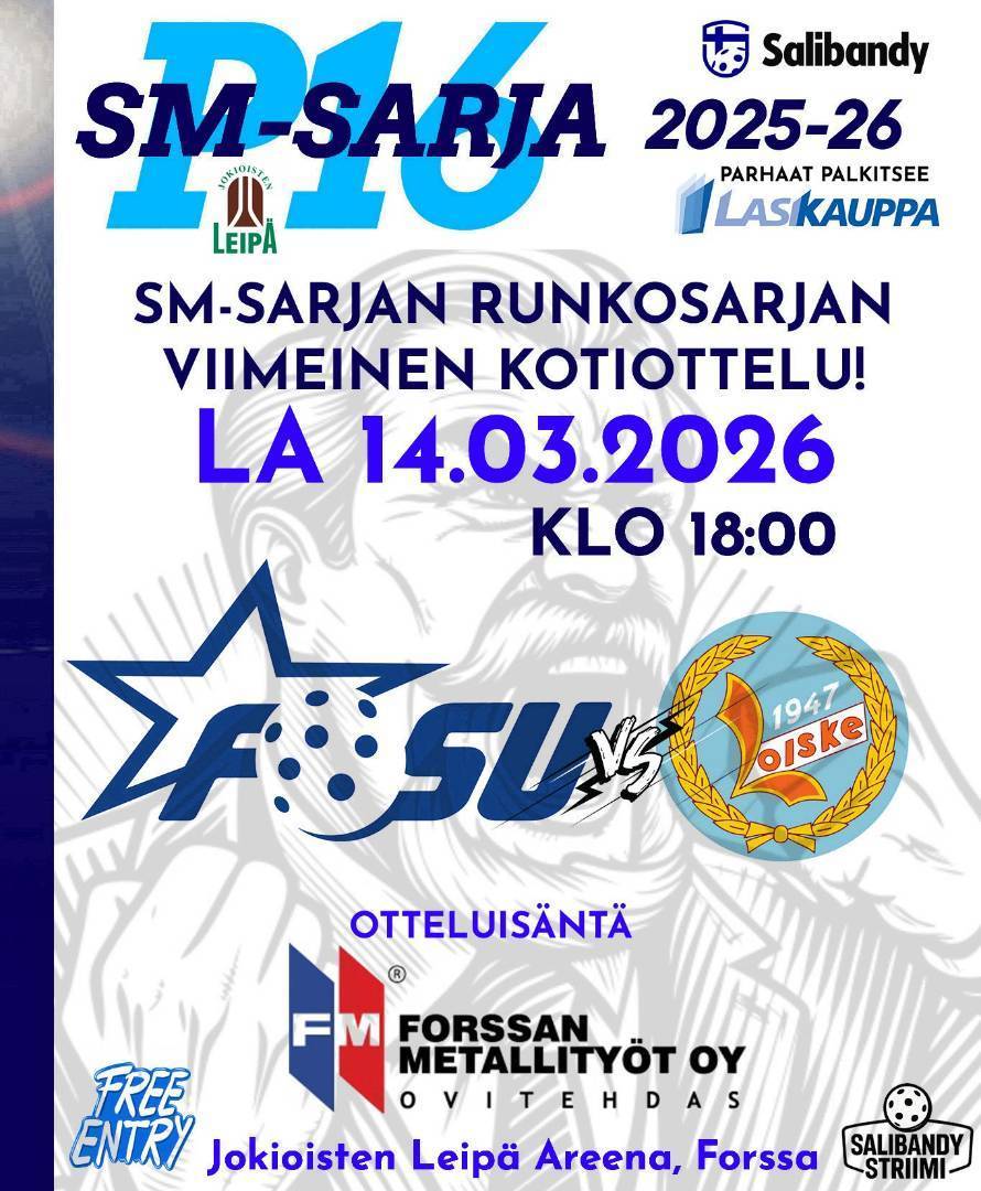 P16 SM-Sarjaa Forssassađ