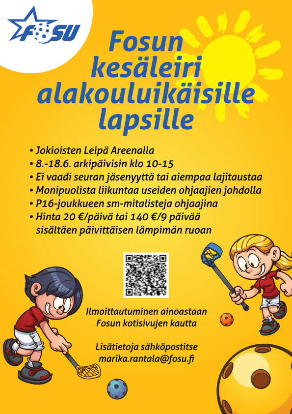 Kesäleiri tulossa jälleen kesäkuussa!