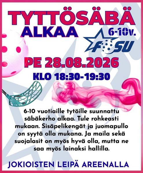 Tyttösäbä alkaa! Tule mukaan!