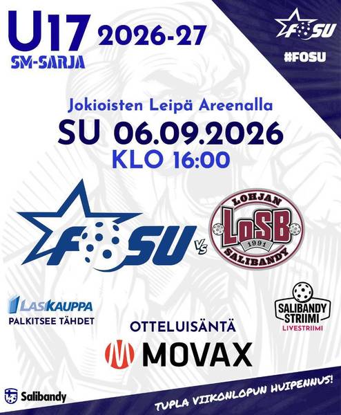 🔹U17 SM-sarja jatkuu🔹
