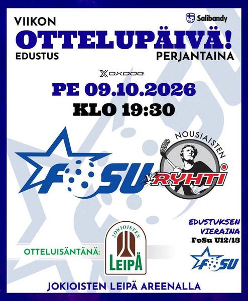 Edustus: perjantaina tiukka taistelu Ryhtiä vastaan!