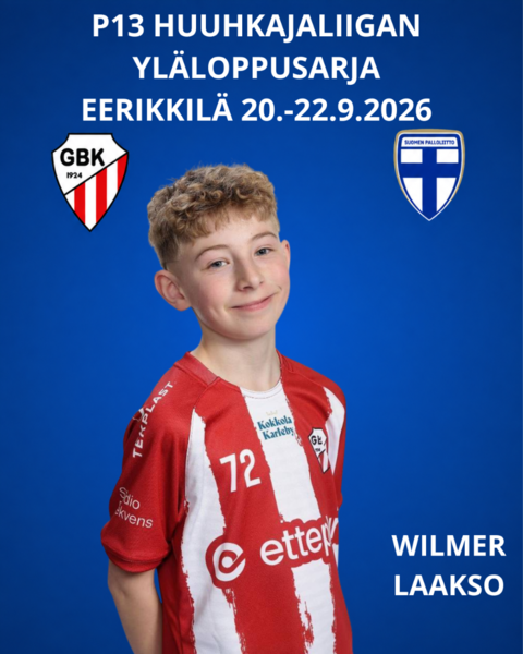 Wilmer Laakso 2013-poikien Huuhkajaliigan loppusarjaan