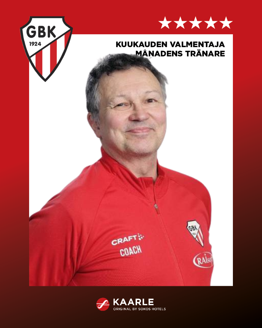 GBK:n kuukauden valmentaja on Ralf Holmqvist