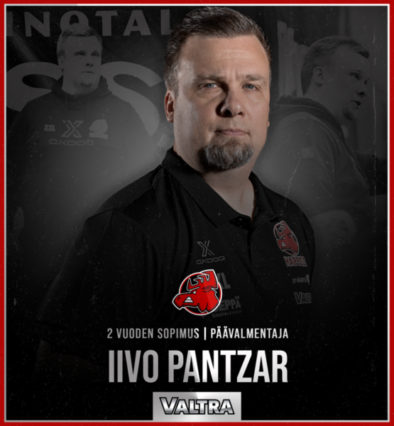 Sopimusuutisia - Iivo Pantzar on Happeen liigajoukkueen uusi päävalmentaja
