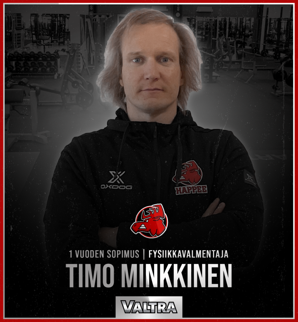 Sopimusuutisia - Timo Minkkisestä Happeen liigajoukkueen fysiikkavalmentaja