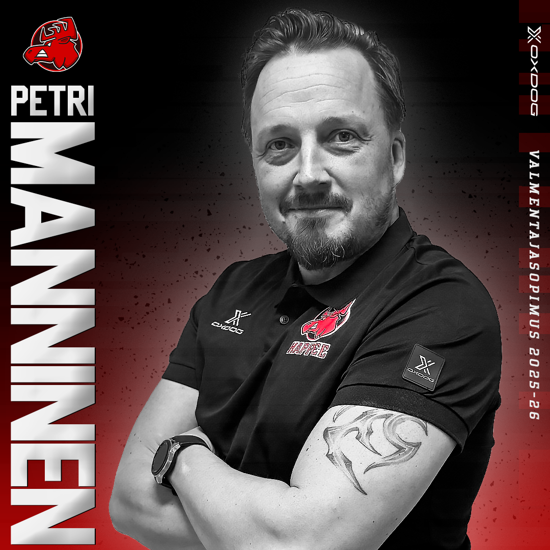 Petri Manninen liittyy Happeen liigajoukkueen valmennustiimiin!