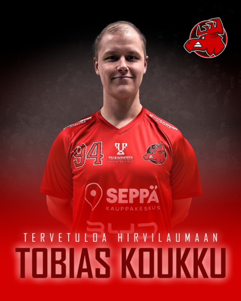 Tervetuloa Hirvilaumaan Tobias Koukku!