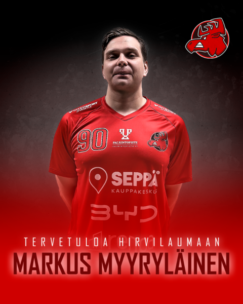 Tervetuloa Hirvilaumaan Markus Myyryläinen!