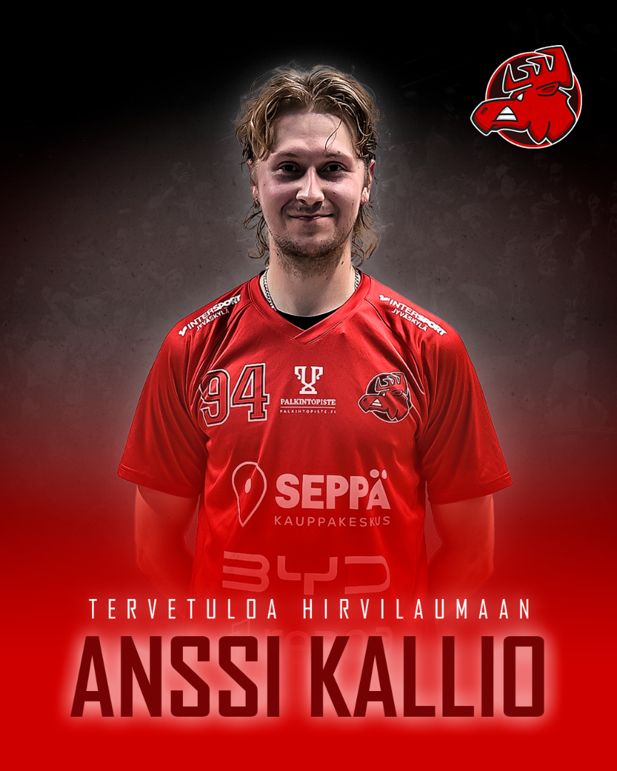 Tervetuloa Hirvilaumaan Anssi Kallio! 