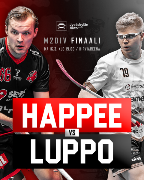 Kakkosdivarin mestaruus ratkotaan Happeen ja Lupon välillä