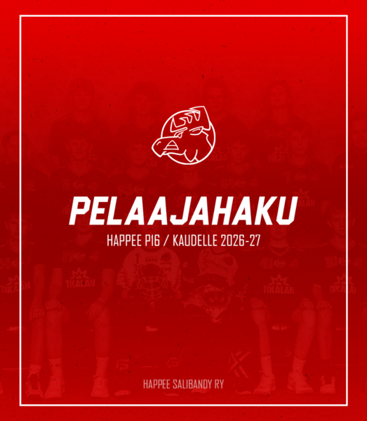 Pelaajahaku P16 Hirvilaumaan on nyt auki!