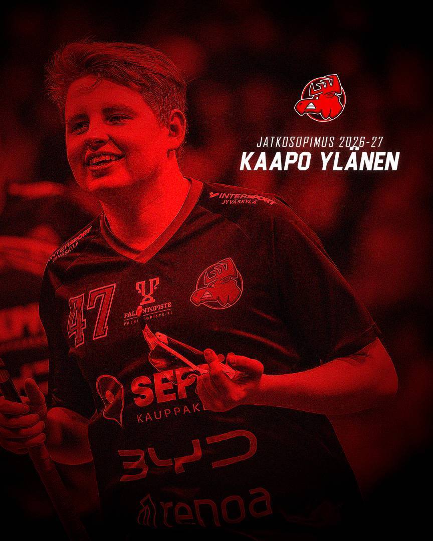 Happee-kasvatti Kaapo Ylänen jatkaa edarissa 2026-27!