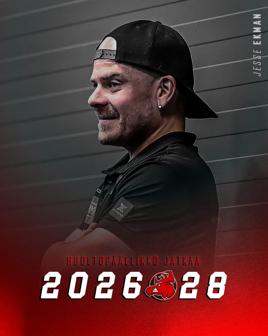 Huoltopäällikkö Jesse Ekman jatkaa Happeessa 2-vuotisella sopimuksella!