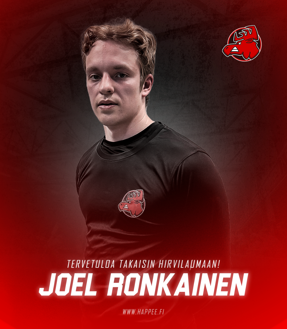 Tervetuloa takaisin Hirvilaumaan Joel Ronkainen - "Erinomainen kyky rytmittää peliä"
