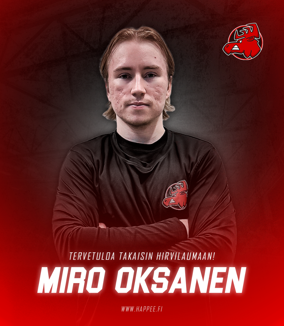 Tervetuloa takaisin Hirvilaumaan Miro Oksanen - "Asenne tuo positiivista energiaa"