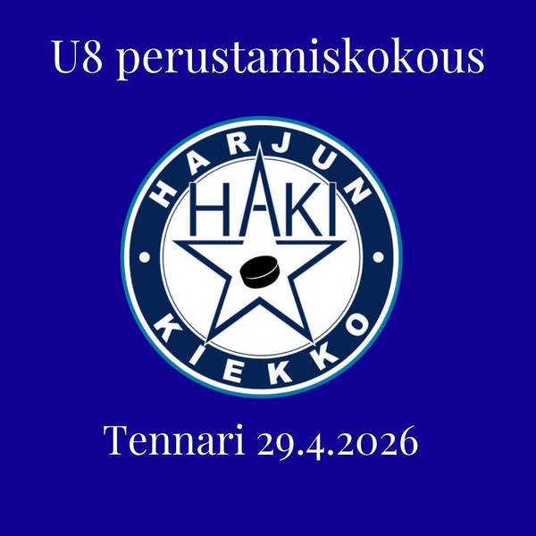 Harjun Kiekko perustaa U8 joukkueen!