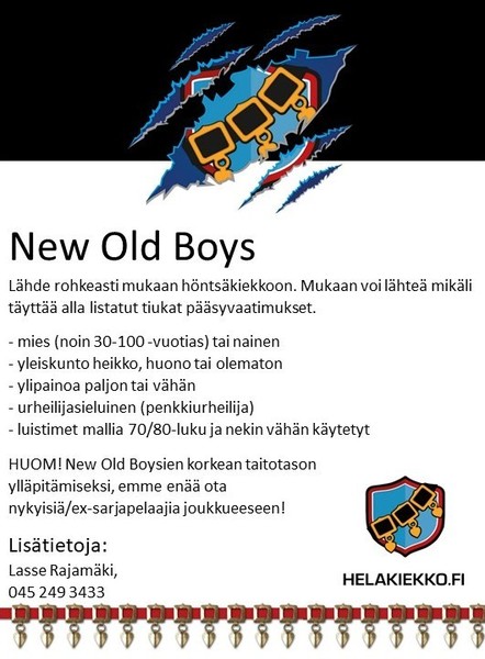 New Old Boys_Tervetuloa