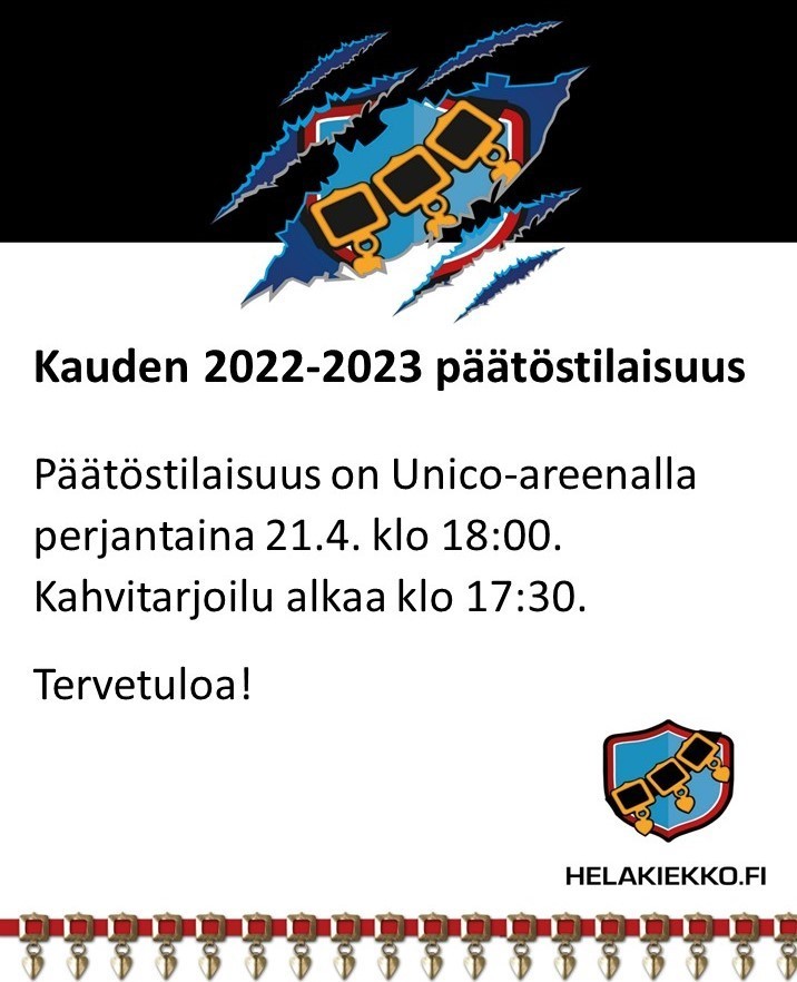 Kauden päätöstilaisuus