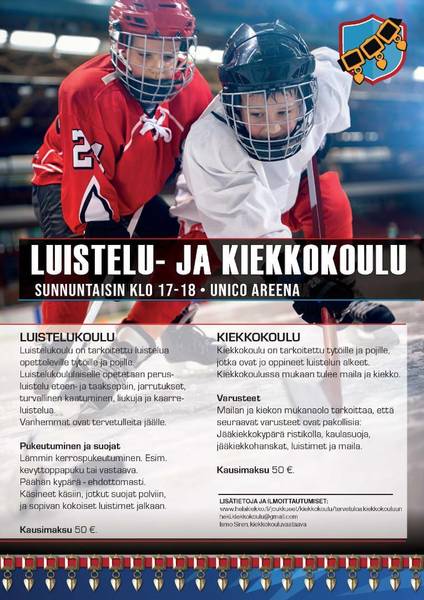 Luistelu- ja kiekkokoulu