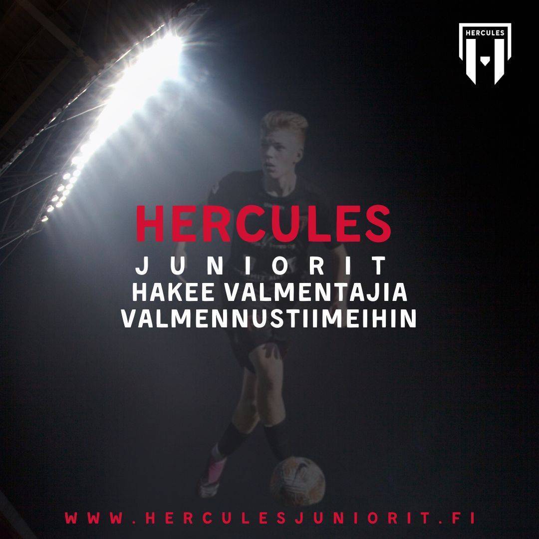 Hae valmentajaksi Hercules Junioreihin!