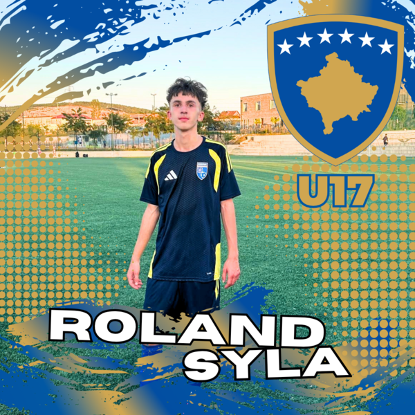 Roland Syla Kosovon nuorisomaajoukkueen leirillä