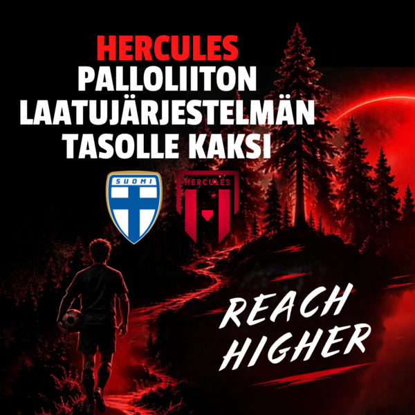 ​Hercules nousee Palloliiton laatujärjestelmän tasolle 2