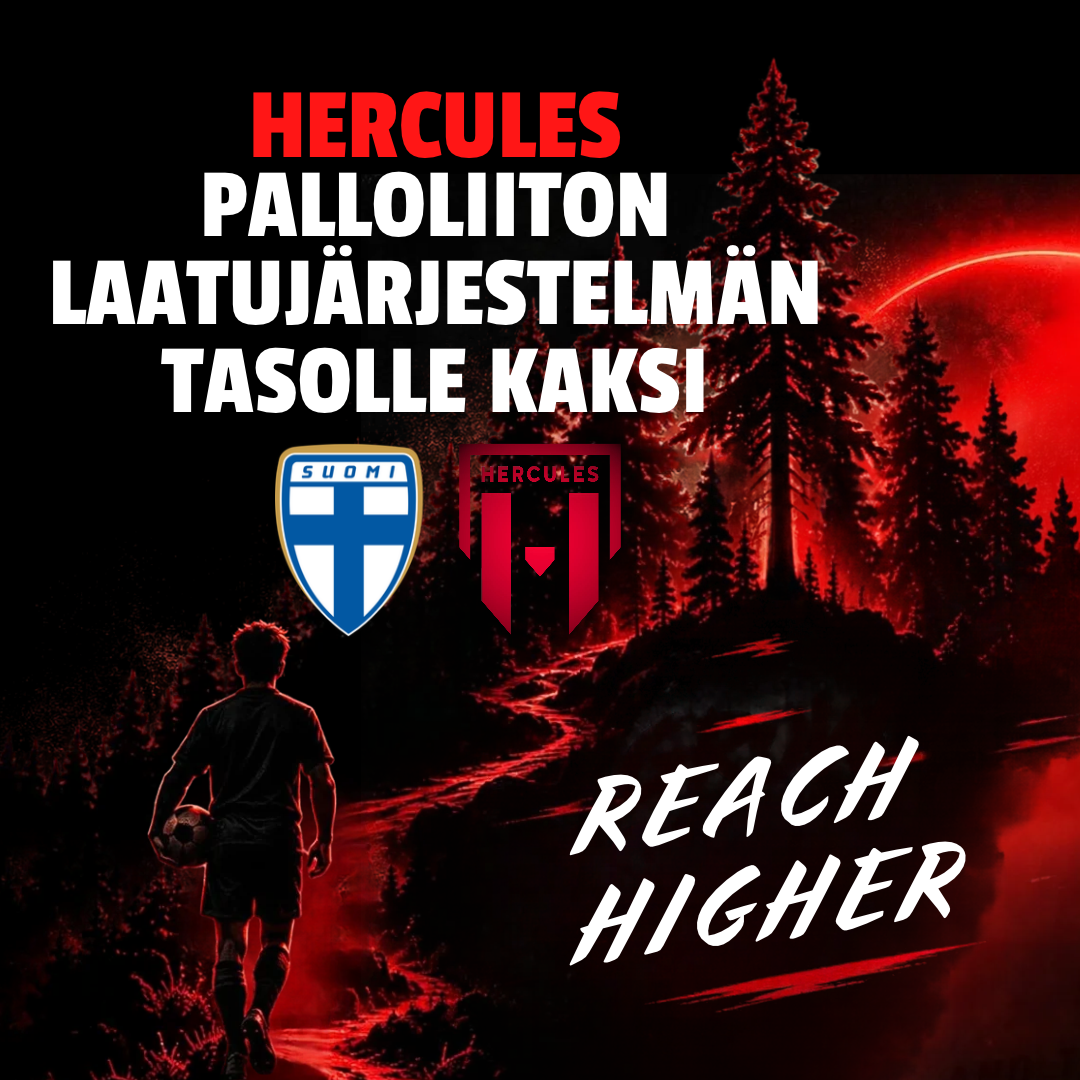 Hercules nousee Palloliiton laatujärjestelmän tasolle 2