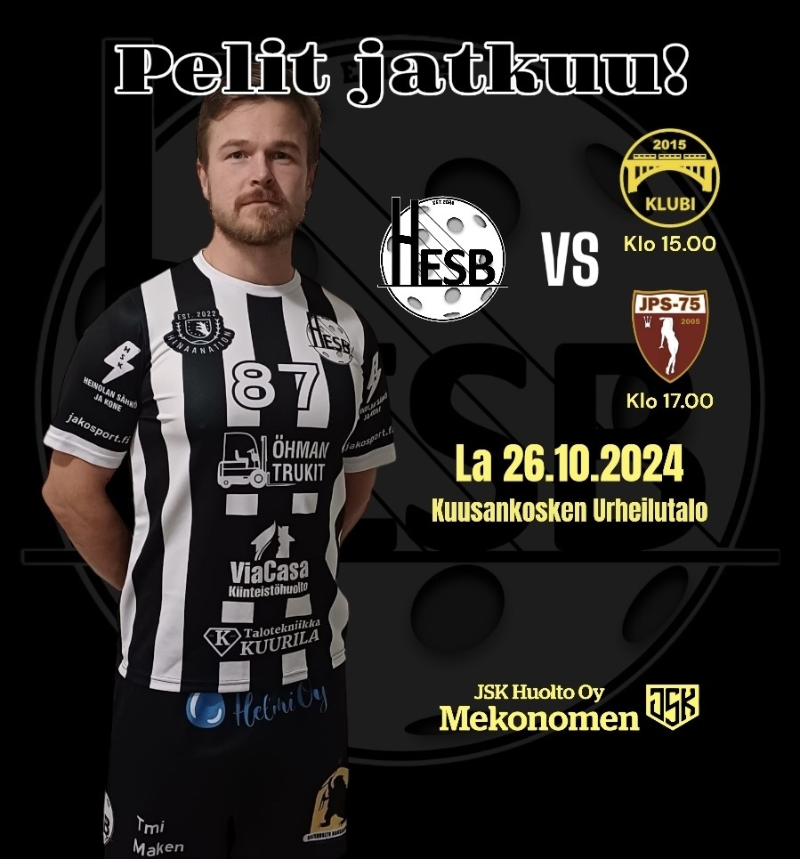 HESB edustusjoukkueen pelit jatkuvat