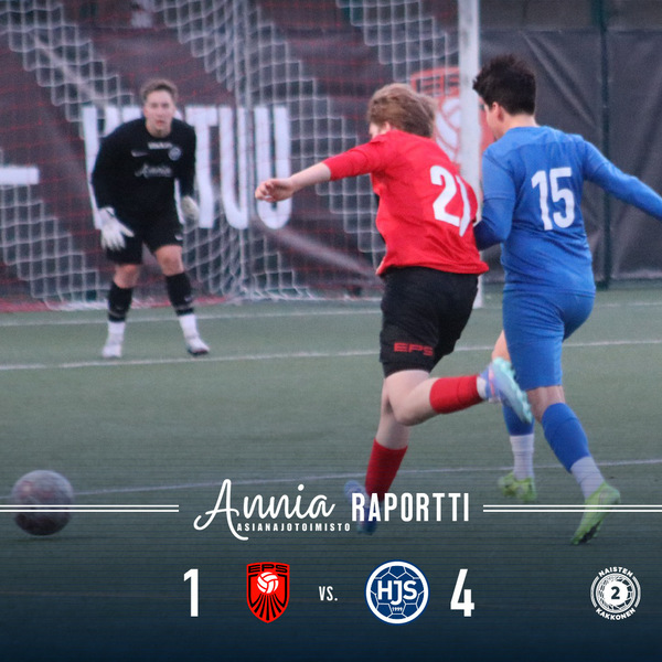 ​Otteluraportti: Naisten Kakkonen EPS-HJS 15.04.2025 Espoonlahti: 1–4 (0–2)