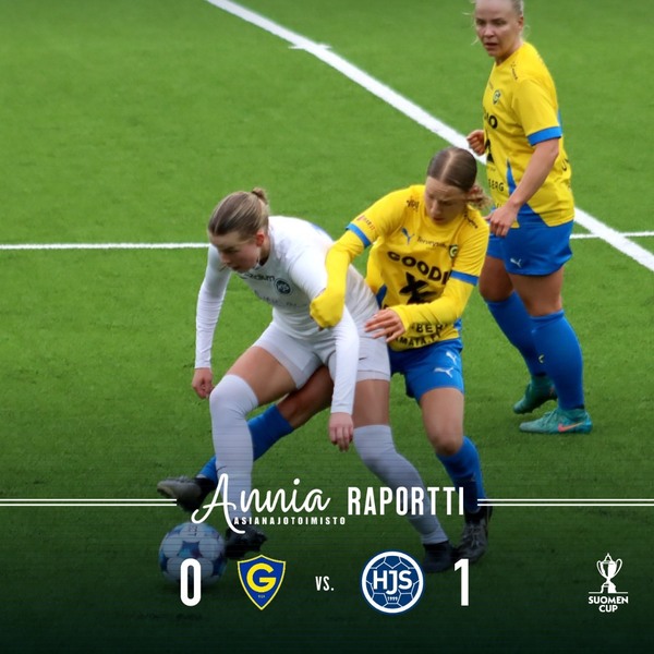 Otteluraportti: Suomen Cup IF Gnistan–HJS 11.06.2025: 0–1 (0–1)