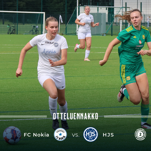 Otteluennakko: Naisten Kakkonen, FC Nokia – HJS pe 15.8. klo 19:00