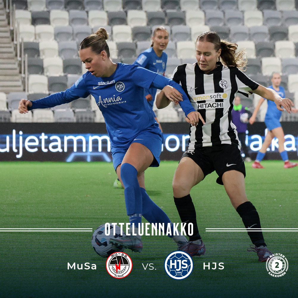 Otteluennakko: Naisten Kakkonen, MuSa – HJS la 27.9. klo 13:00
