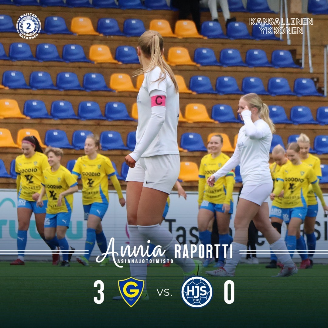 Otteluraportti: Ykkösen Nousukarsinta IF Gnistan–HJS 12.10.2025: 3–0 (1–0)