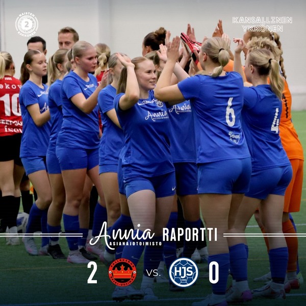 Otteluraportti: Ykkösen Nousukarsinta PKKU–HJS 26.10.2025: 2–0 (0–0)