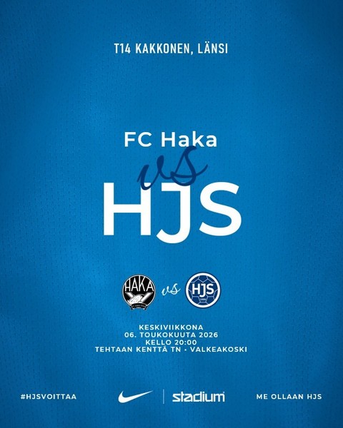 SIT MENNÄÄN! 🔥  👕 FC HAKA - HJS