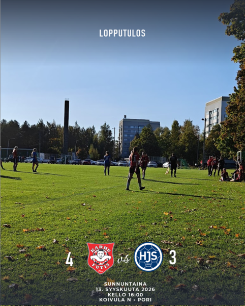 LOPPUTULOS: Karhu-futis 4 - 3 HJS