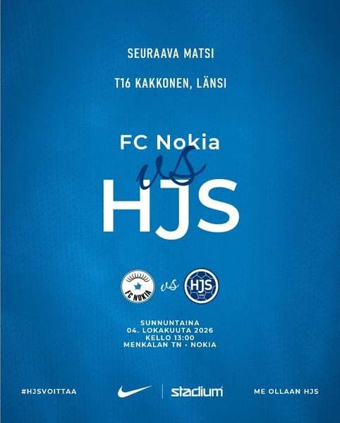 T16 Kakkonen: Sarjakauden vika peli! FC Nokia vs HJS