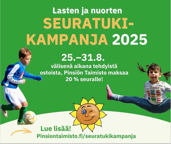 Hokkarit mukana Pinsiön Taimiston seuratukikampanjassa!