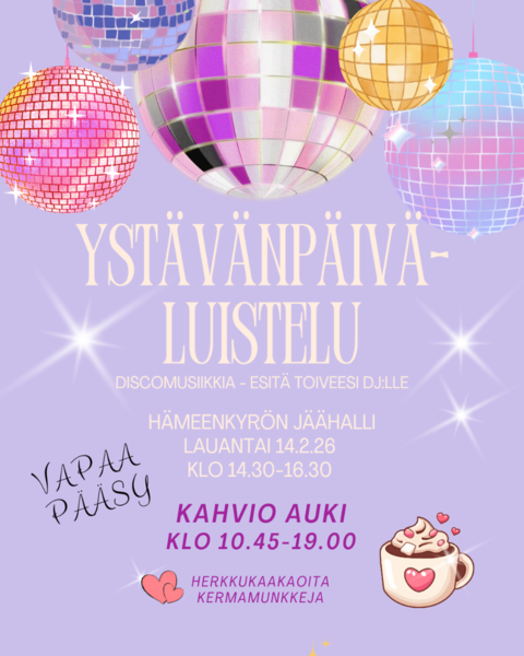Ystävänpäiväluistelu 14.2.26