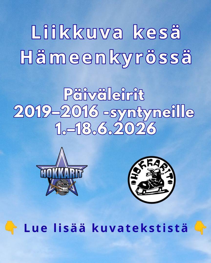 Liikkuva kesä Hämeenkyrössä -päiväleirit