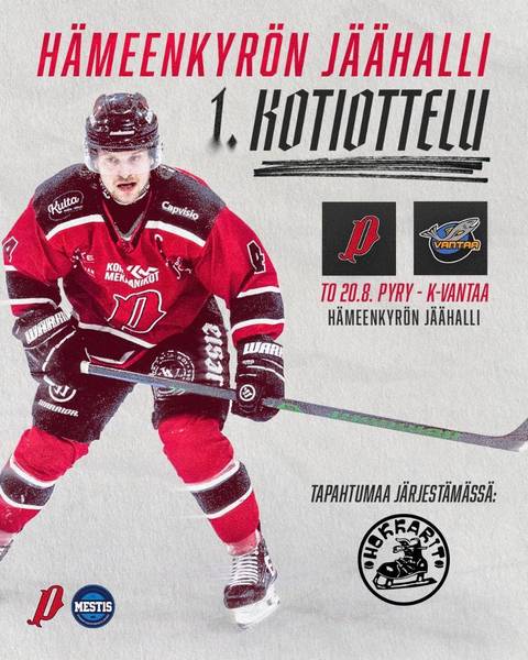 Pyry - Kiekko-Vantaa Mestis harjoitusottelu