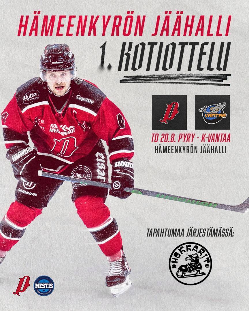 Pyry - Kiekko-Vantaa Mestis harjoitusottelu