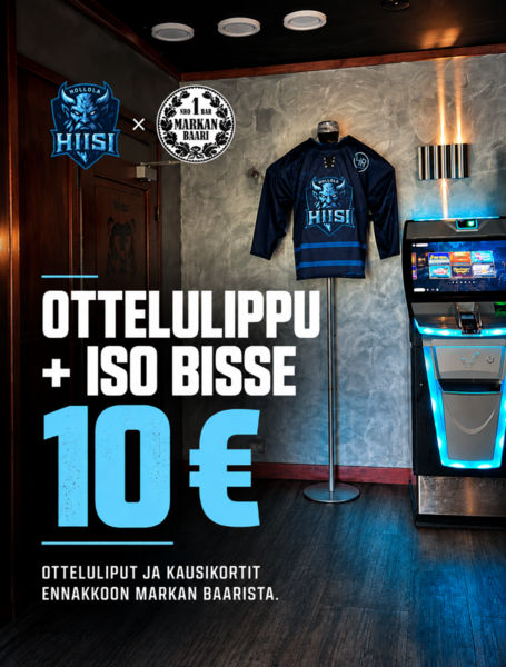 Otteluliput ja kausikortit nyt Markan Baarista