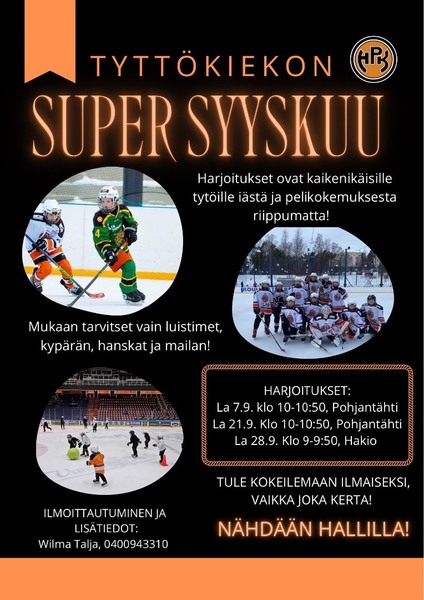 Tyttökiekon SUPER SYYSKUU