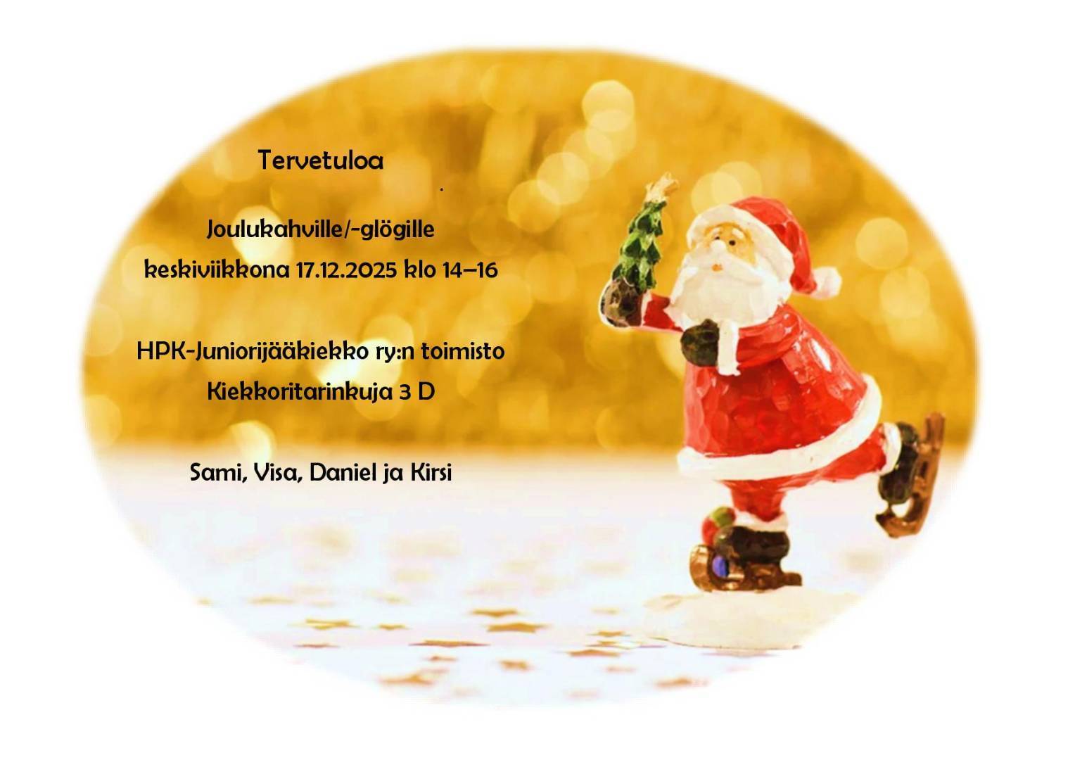 Tervetuloa joulukahville