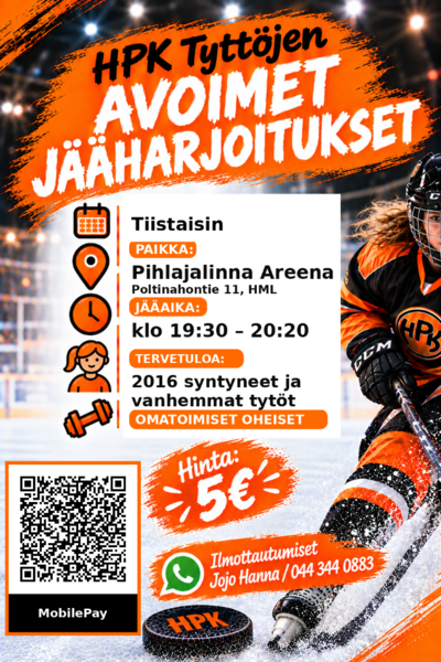 Avoimet jääharjoitukset