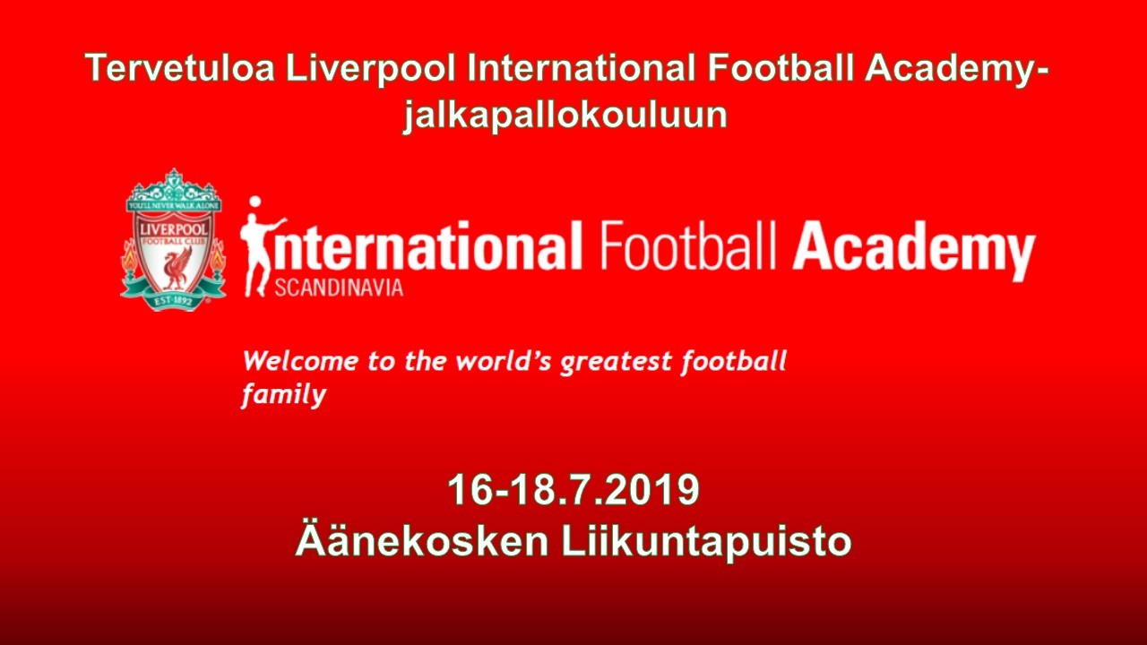 Liverpool International Football Academy-jalkapallokoulu Äänekoskella